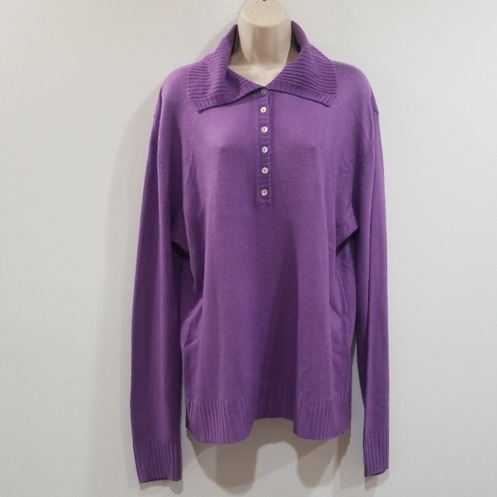 Sherry Taylor sweaters womens lavender 2x sweater